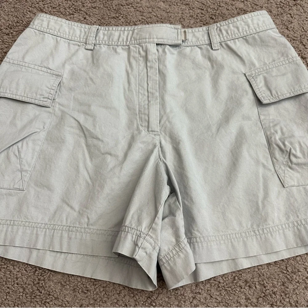 New York & Company Short Womens Size 14 My Khakis Cargo - Picture 2 of 11